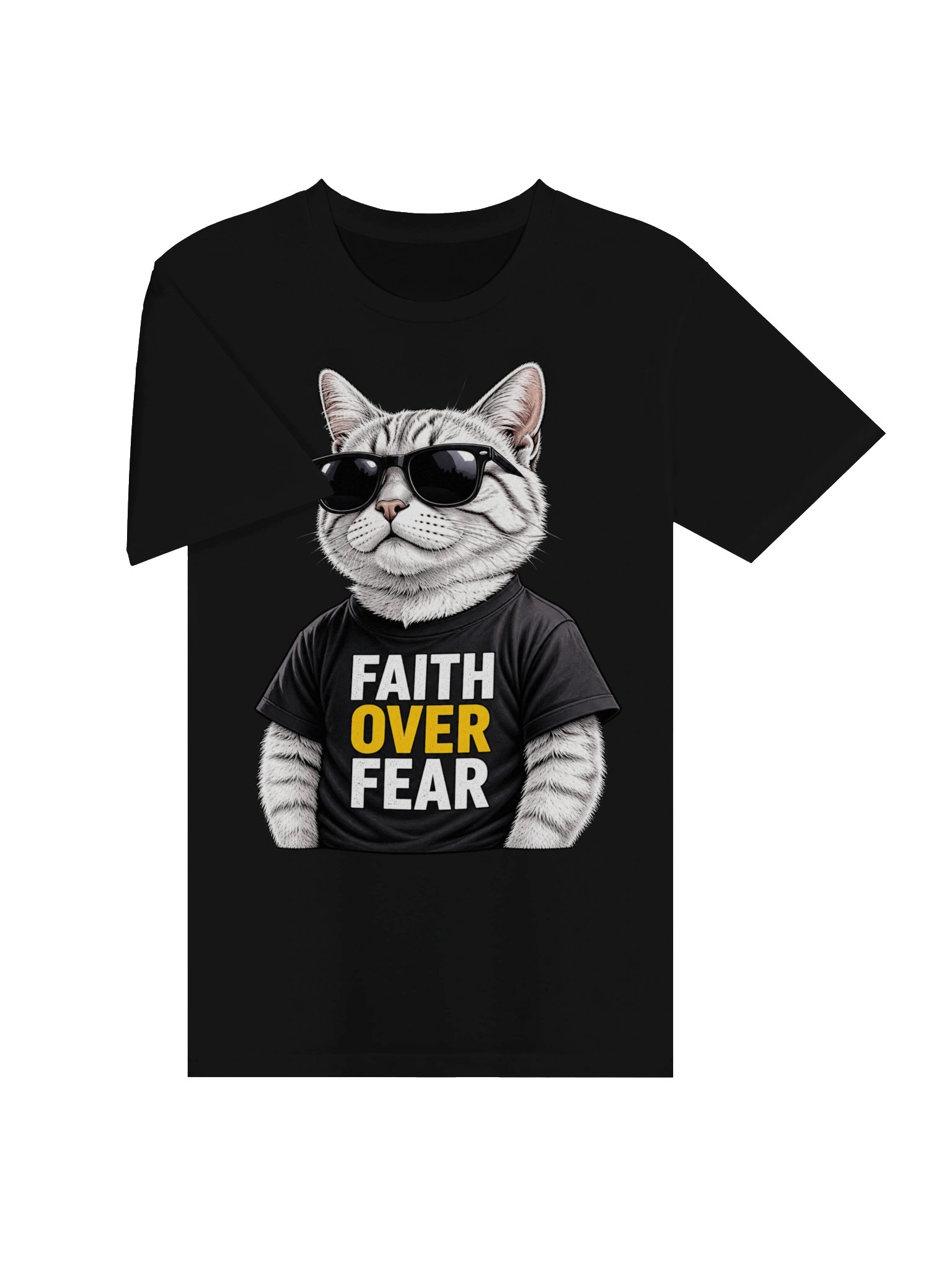 Faith Over Fear Cat Tee product image (3)