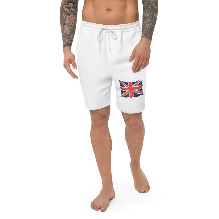 Patriotic Cross Flag Fleece Shorts product image (9)