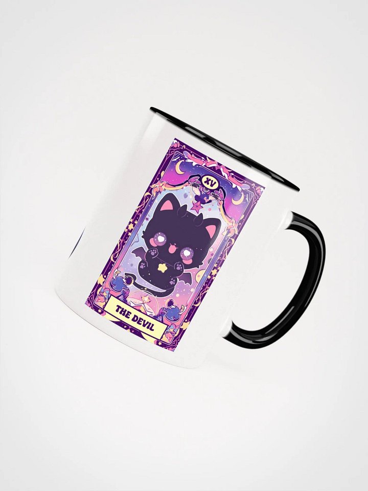 Cosmic Tarot The Devil Cat Ceramic Mug product image (2)