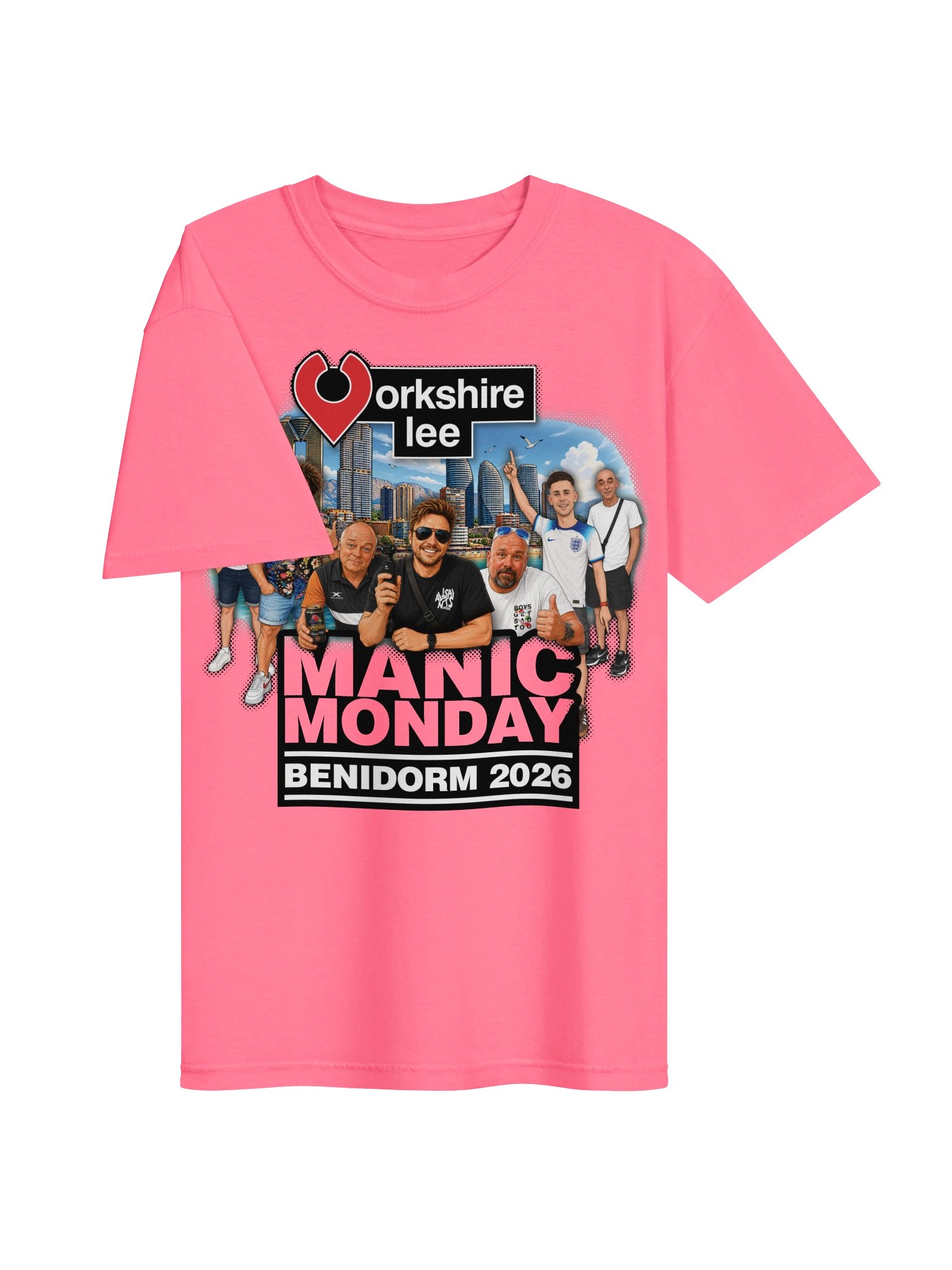 Manic Monday 2026 Comfort T-Shirt (The Lads version) DTFx print product image (3)