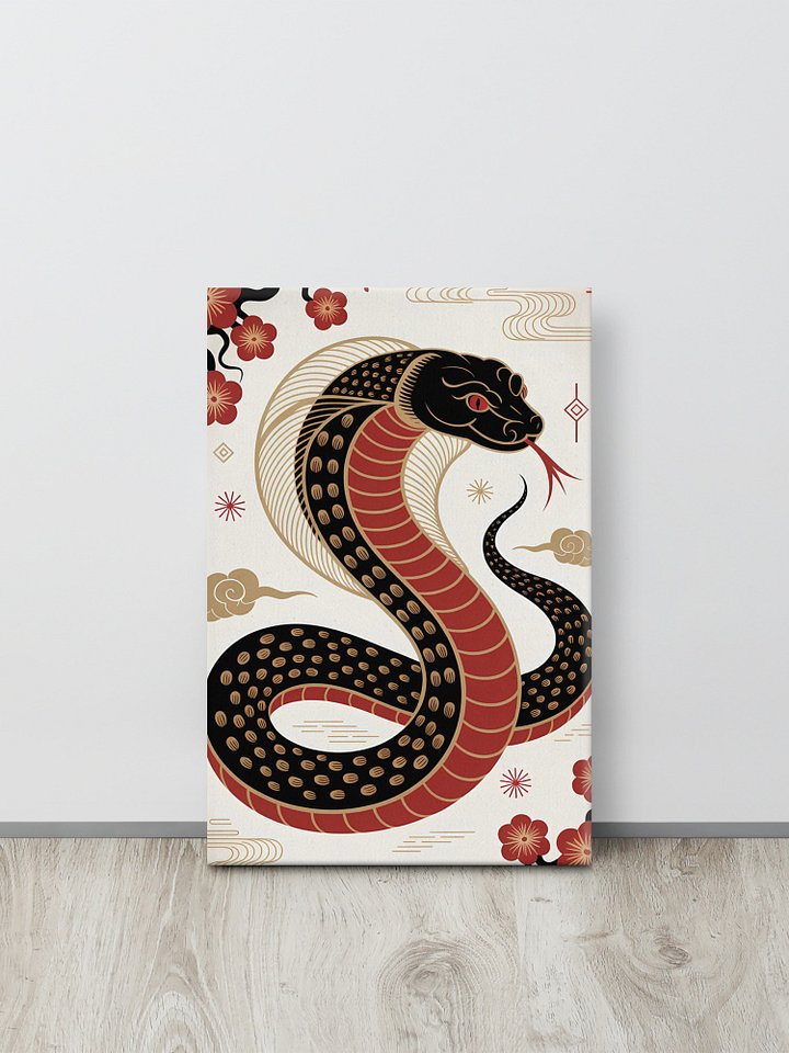 Chinese Zodiac Snake Canvas Art product image (1)