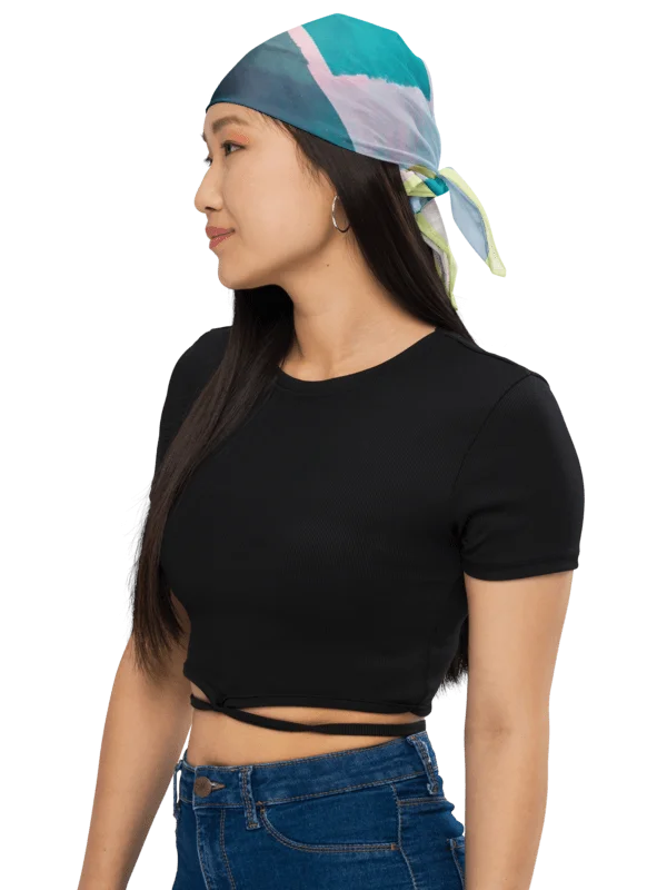 Playful Abstract Art Print Bandana product image (10)
