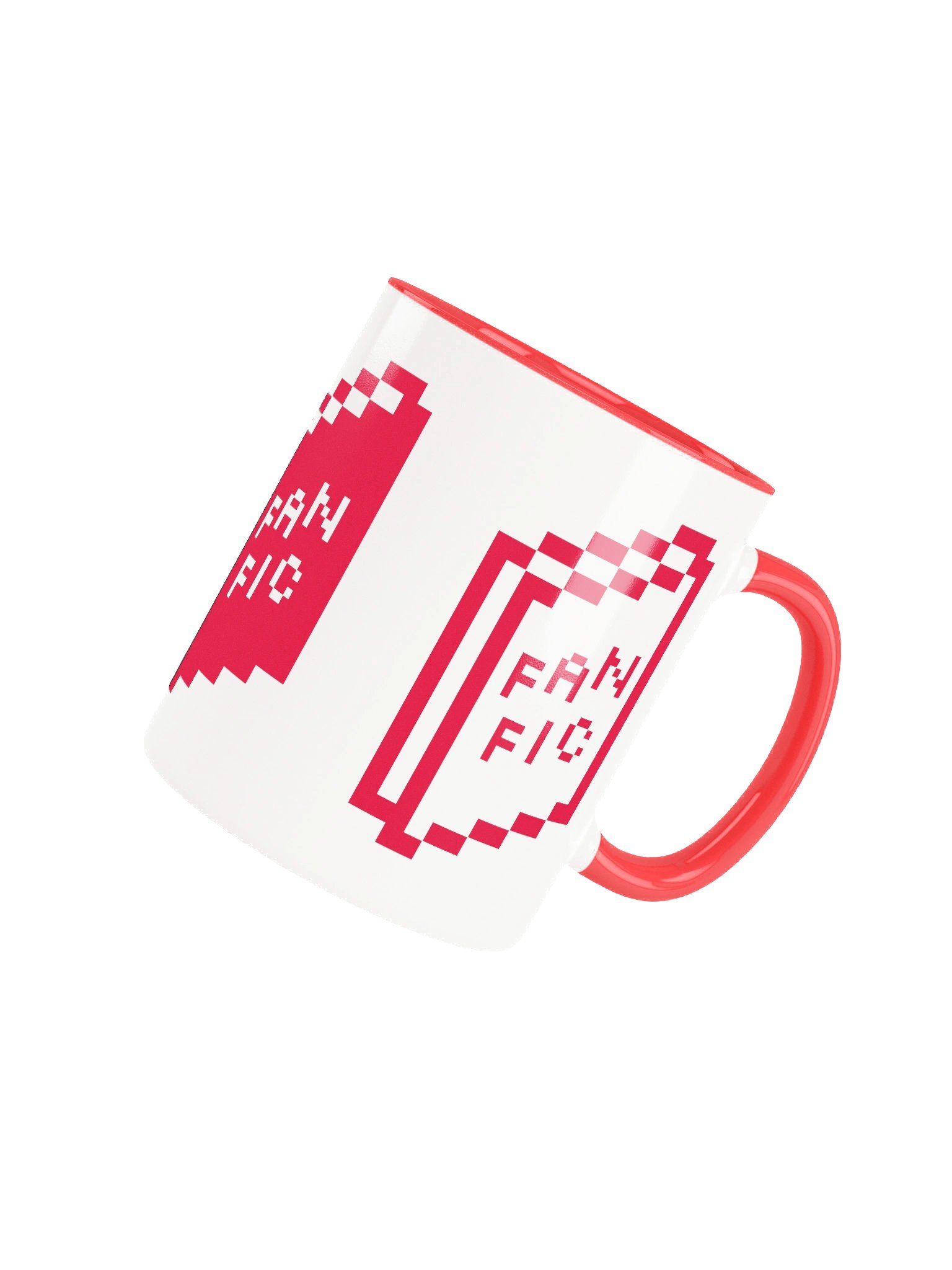 KUDOS // FAN FIC Book Logo Pixel Art Glossy Mug product image (4)