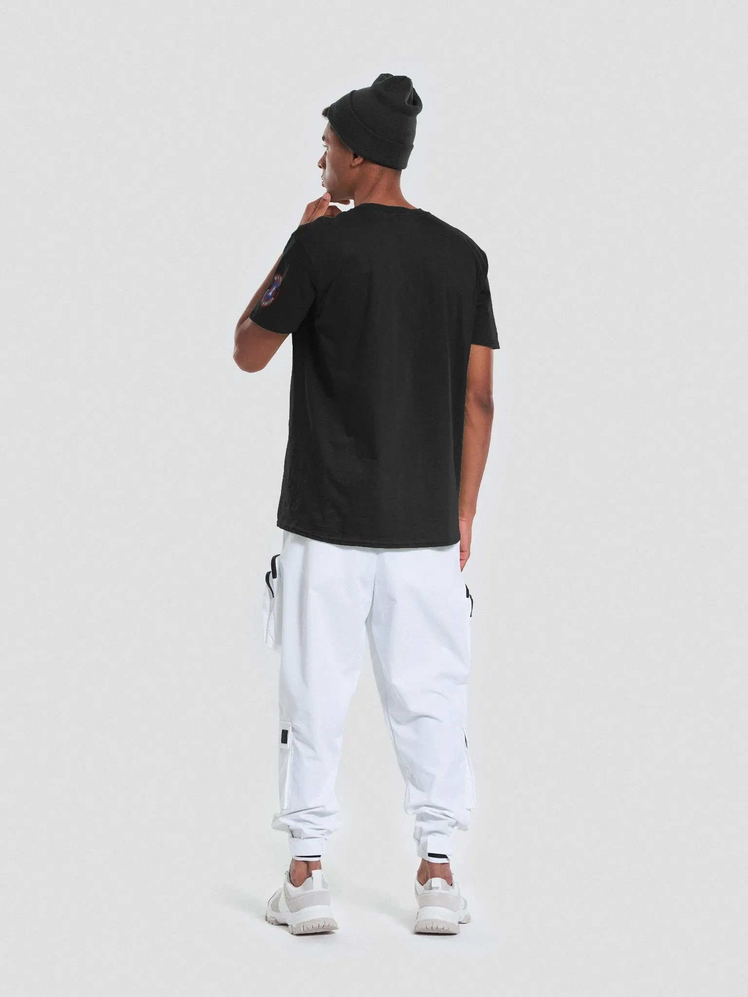 MotoPilot Tee with Red Sleeve Patch product image (21)