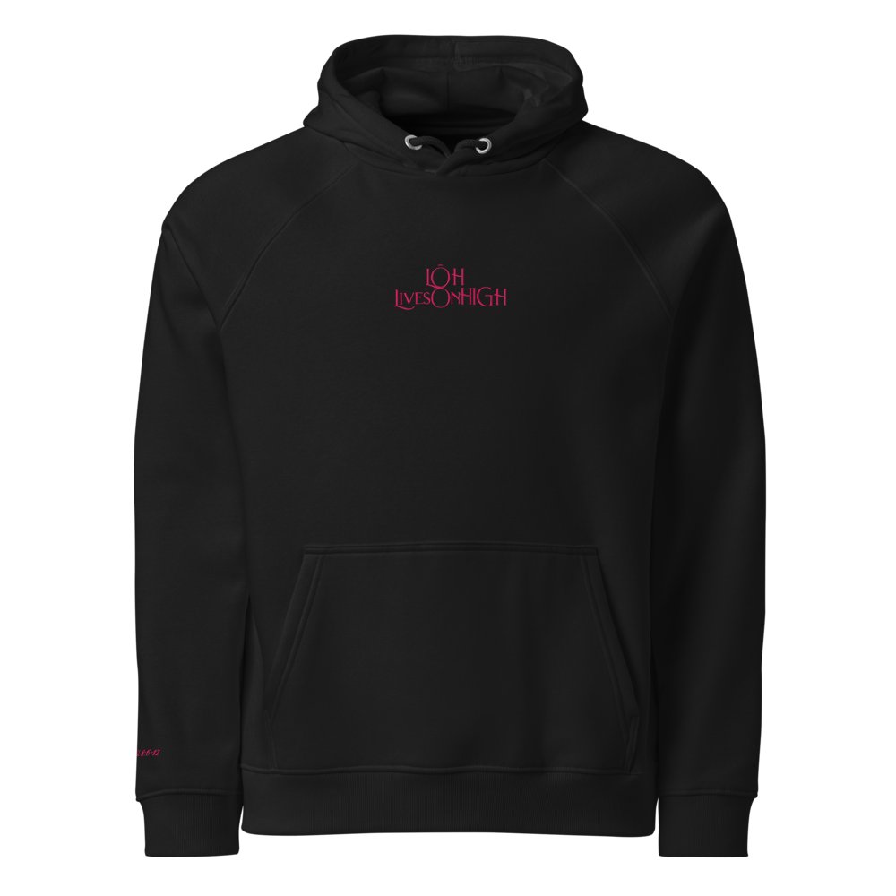 The Lives On HIGH | NEW CHAPTER | UNISEX Hoodie | Pink product image (7)