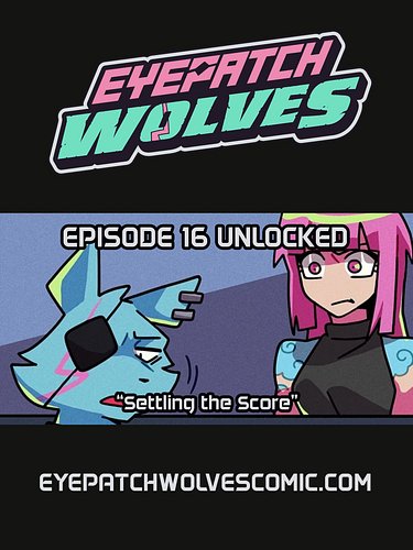 NEW EPISODE UNLOCKED 🛋️ 🎮 

Episode 16 is now available at eyepatchwolvescomic.com 

#eyepatchwolves 🐺