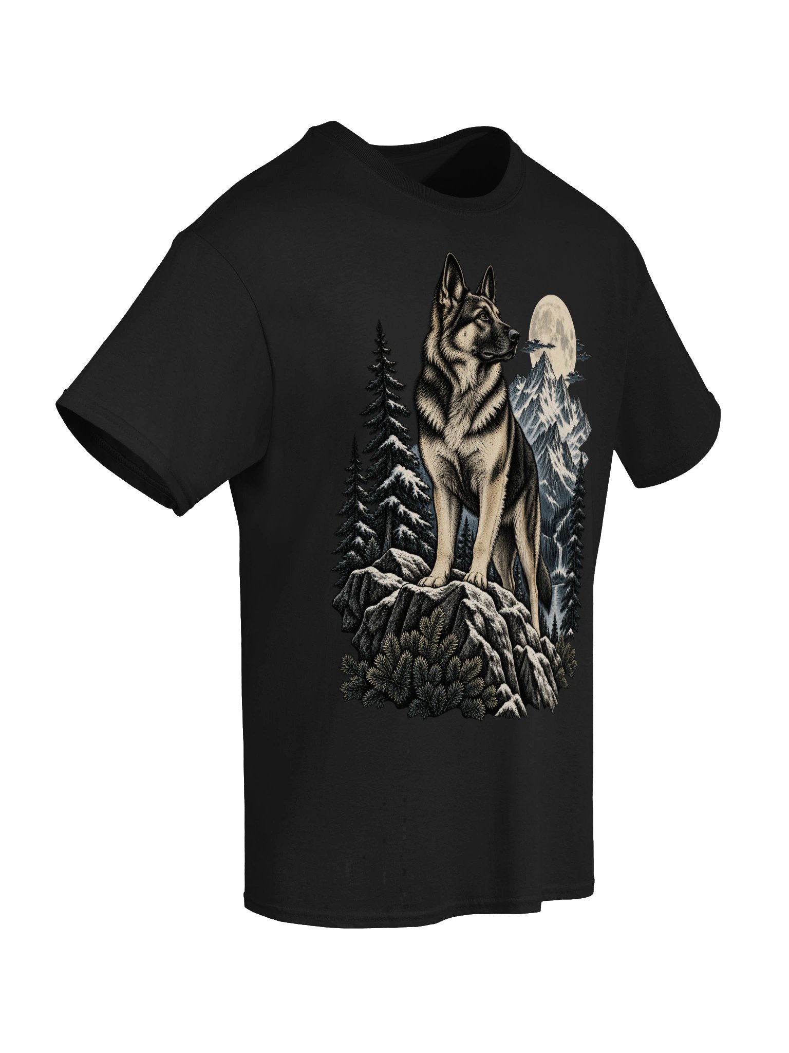 Lunar Guardian German Shepherd Tee product image (6)