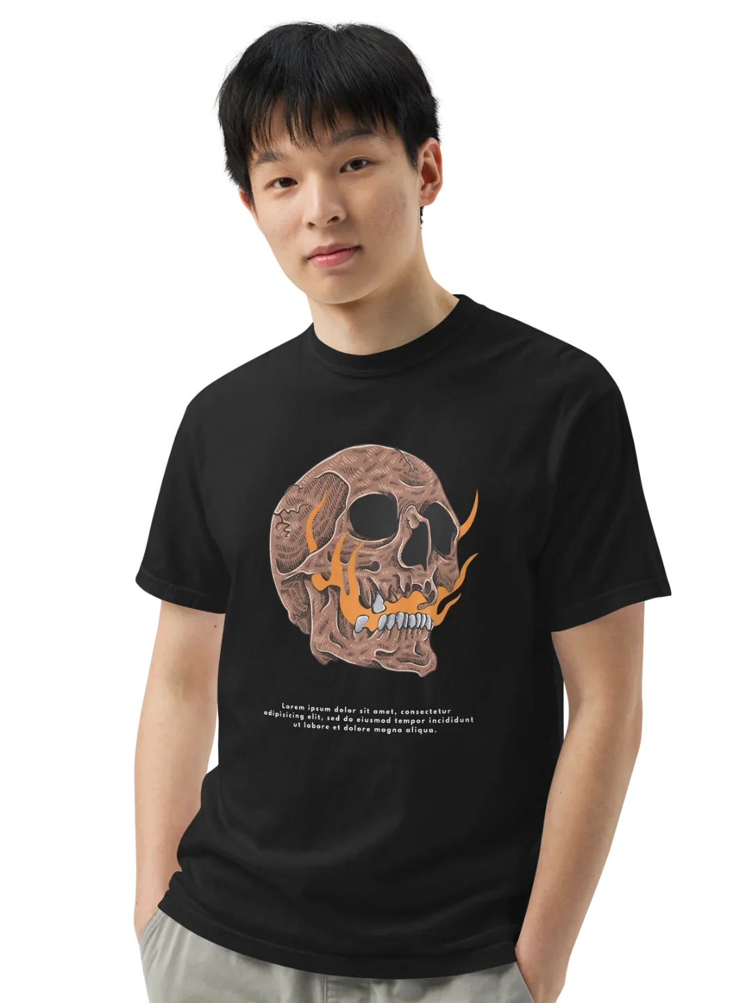 Skull Flame Relic Tee product image (3)