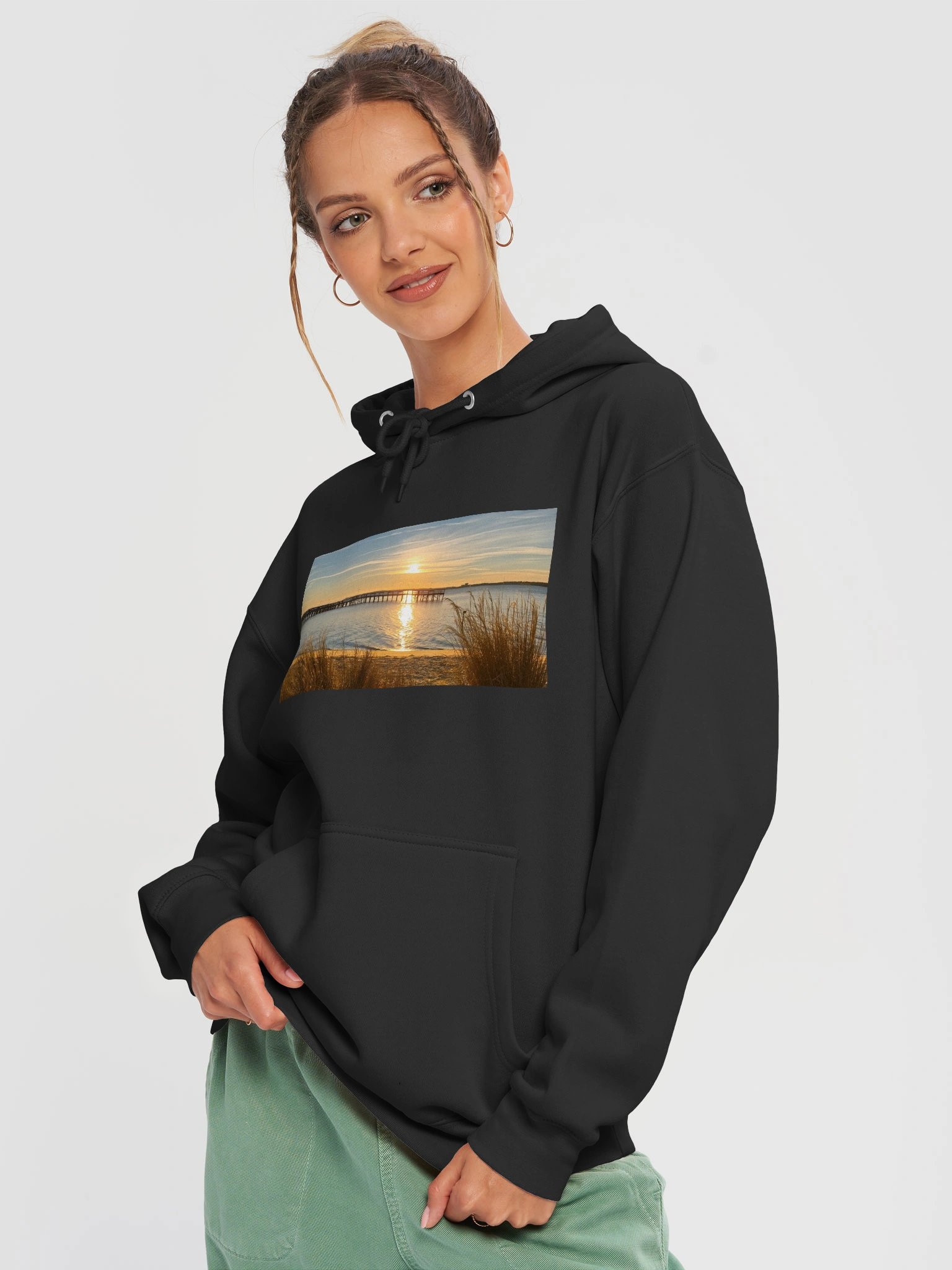 Sunlit Serinity Comfort Hoodie product image (3)