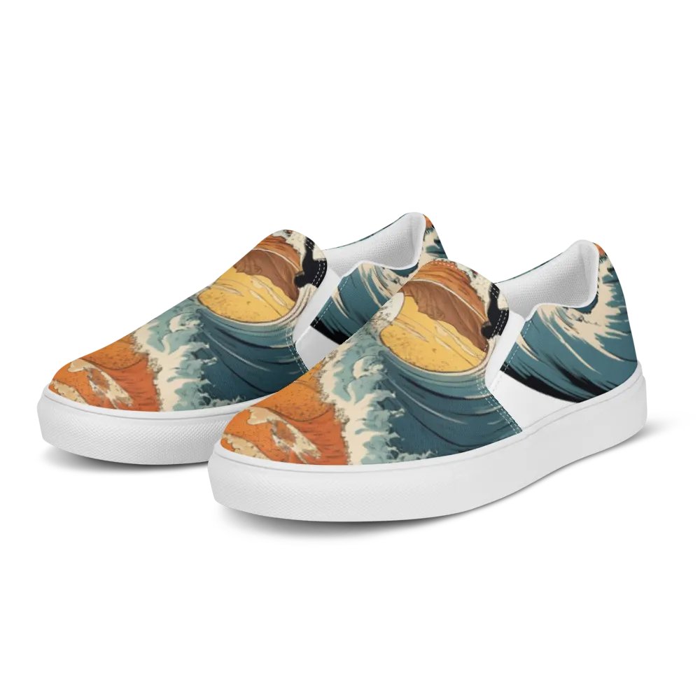 Sunset Surf Circle Slip-Ons product image (4)