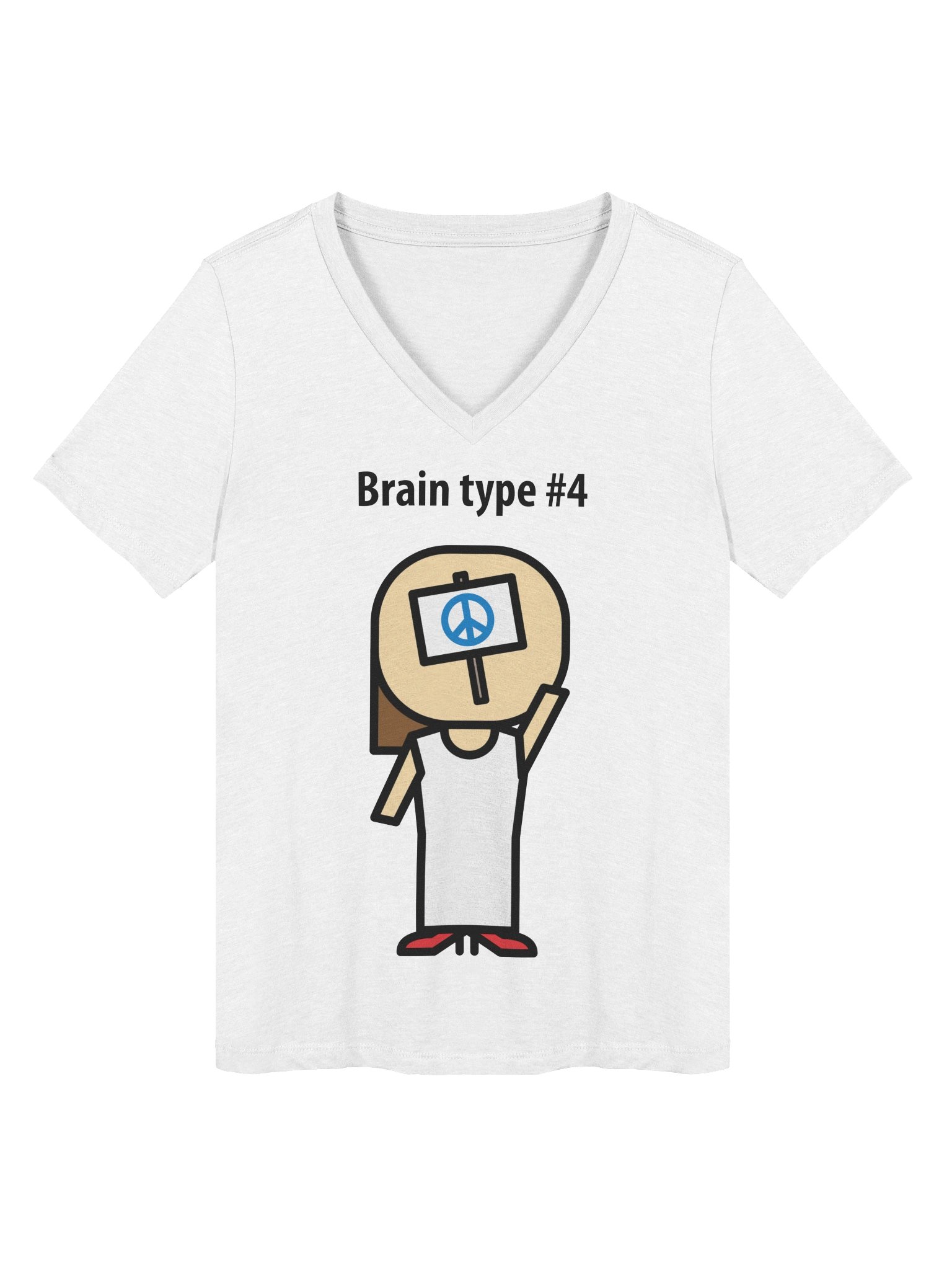 Women's t-shirt for brain type #4 product image (1)