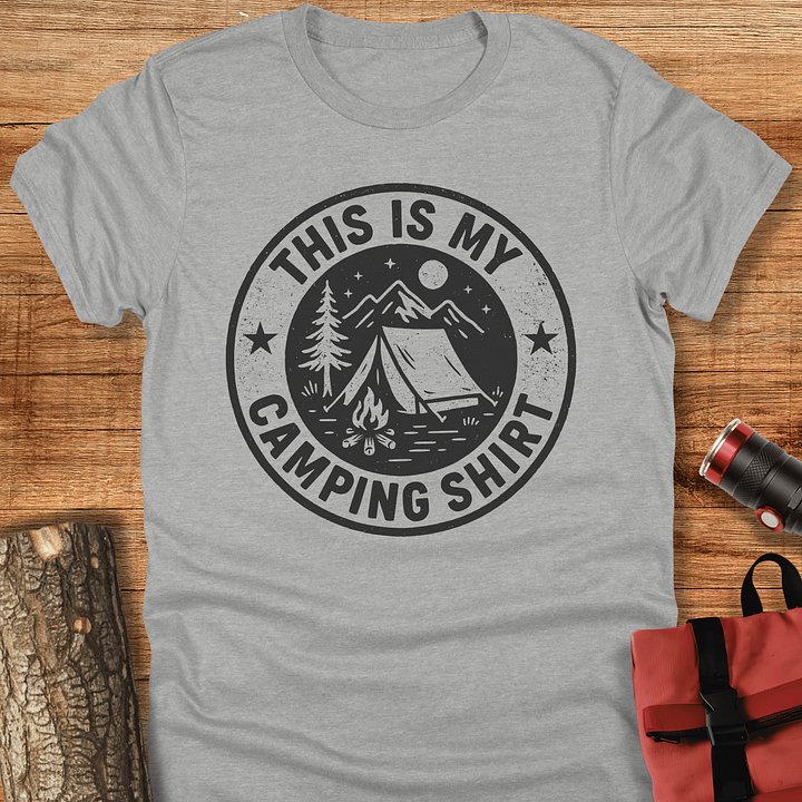 This is my camping shirt, Unisex t-shirt product image (1)