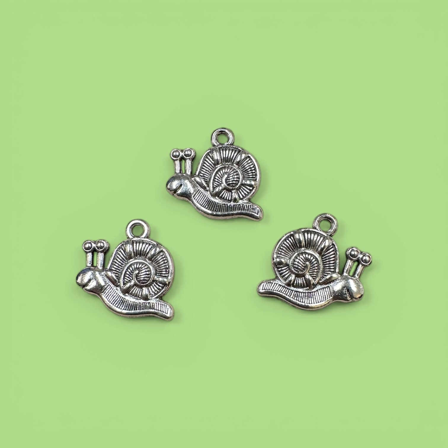 Snails in Silver Whinny Winners Braid and Bridle Charms for Horses | Little Shop of Ponies product image (1)