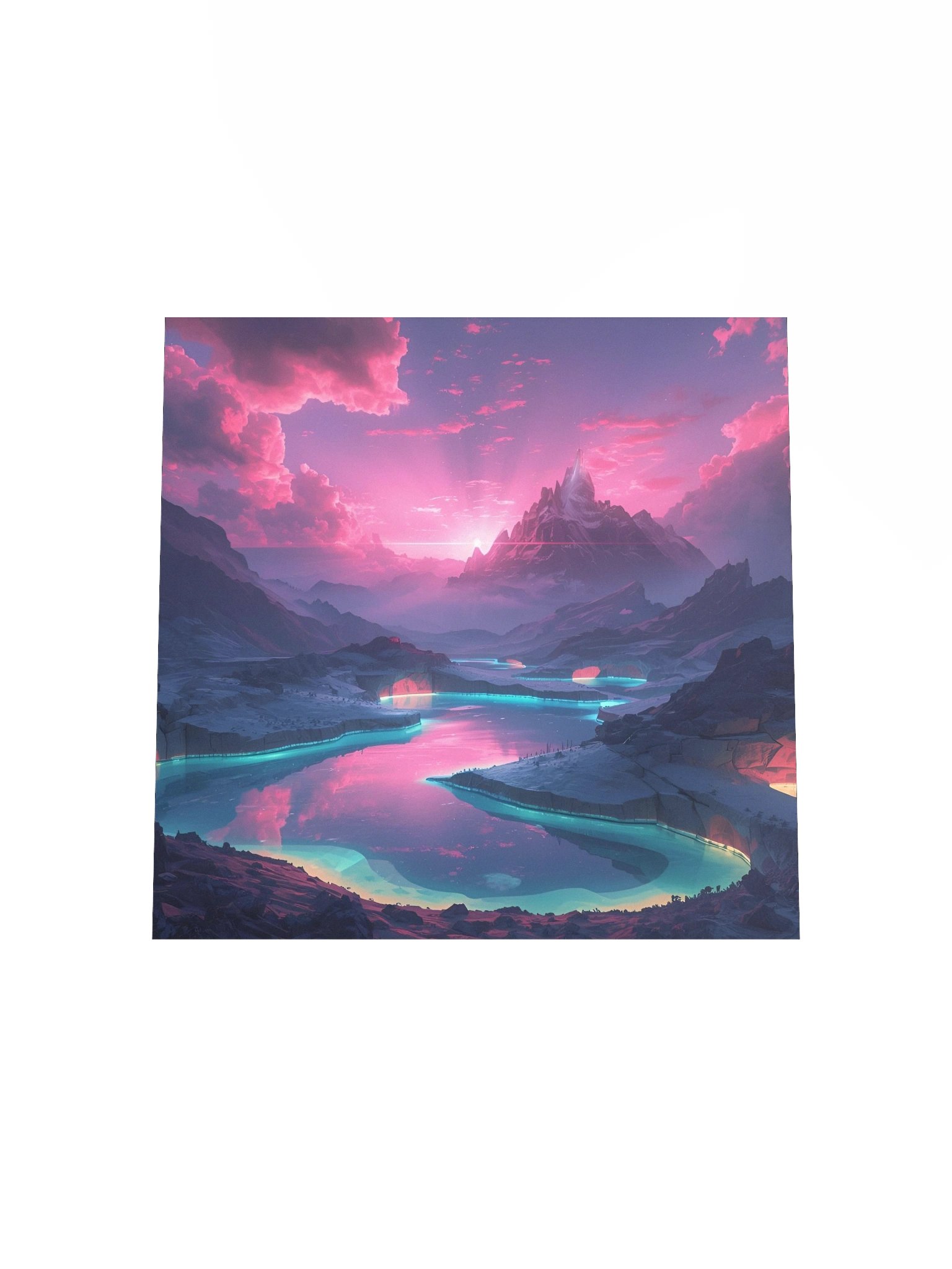 Dreamy Castle Sunset Poster product image (19)
