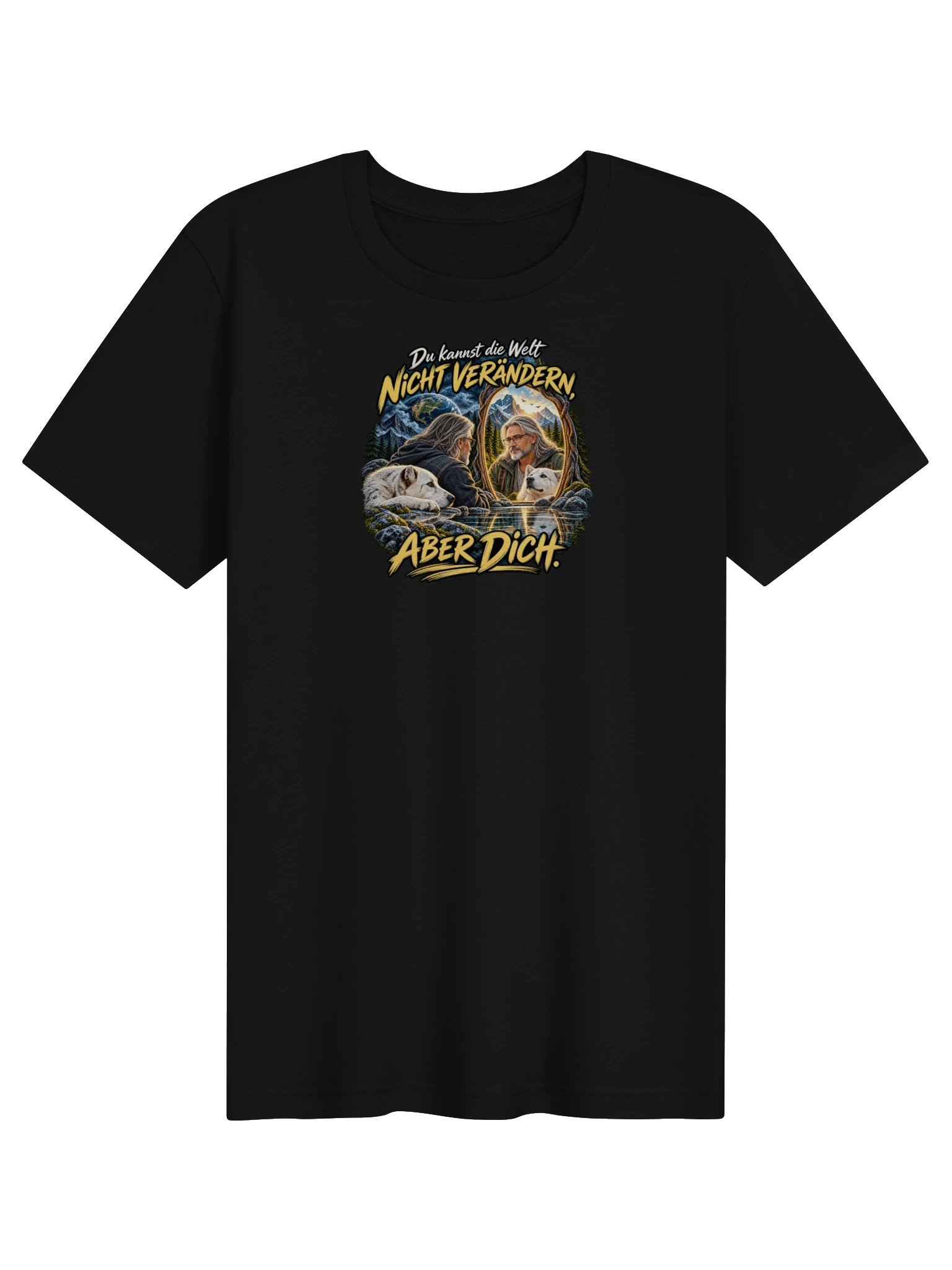 Aber dich – Waldspiegel II | Unisex-T-Shirt product image (1)