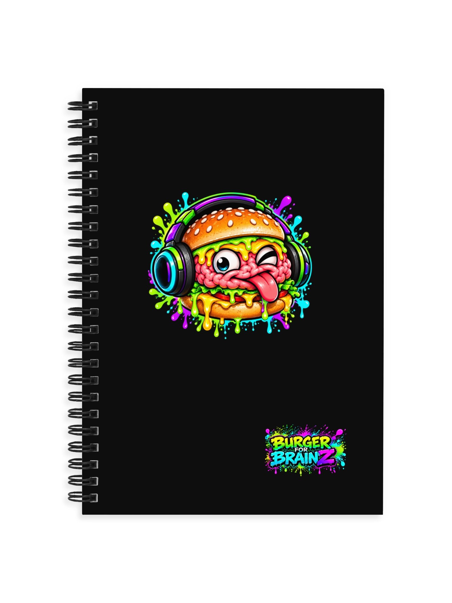 Burger For BrainZ Spiral Notebook product image (1)