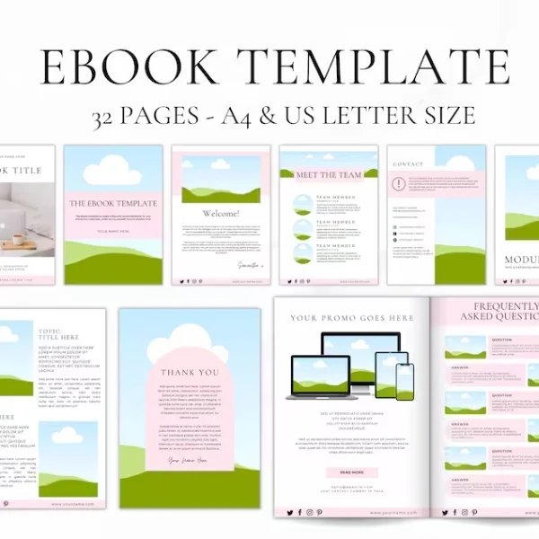 Editable Canva eBook Template product image (1)