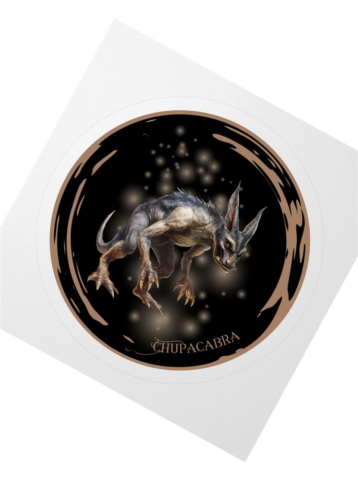 Mystical Chupacabra Kiss Cut Stickers product image (2)