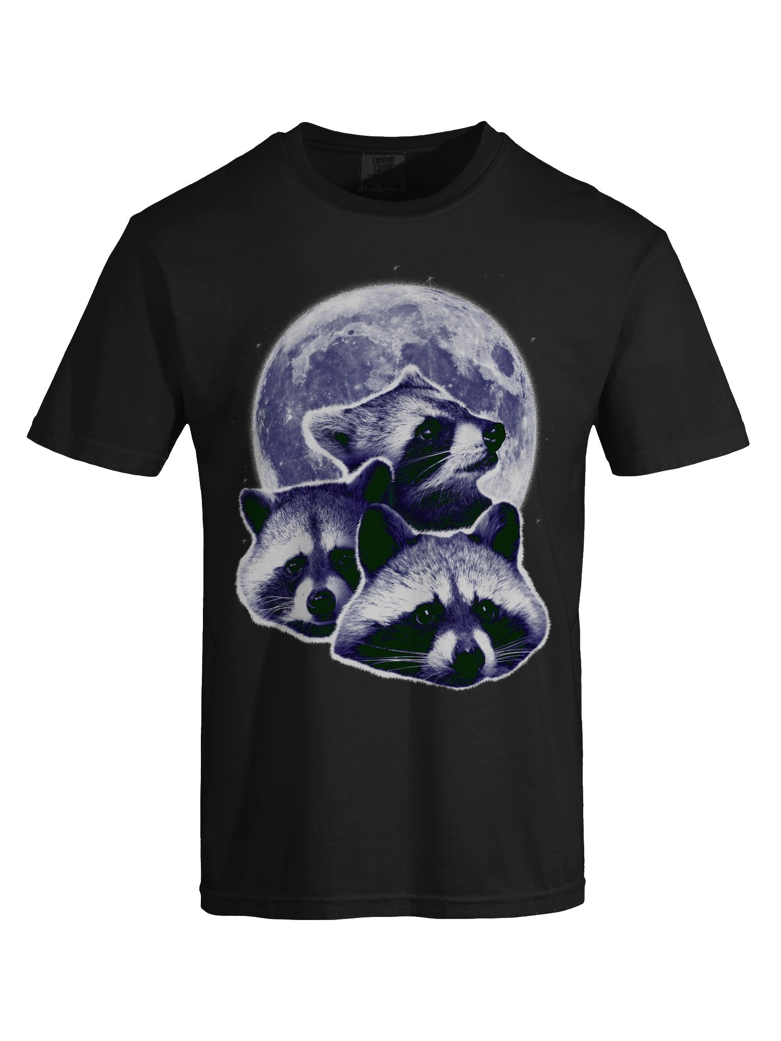 Three Raccoon Moon T-Shirt product image (5)