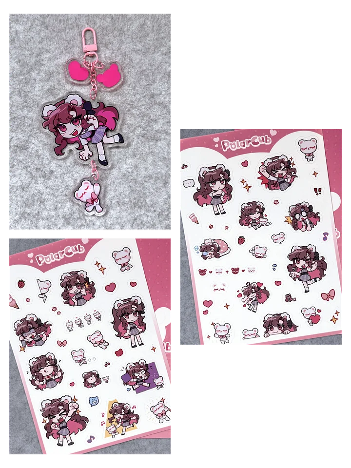 Keychain and Stickers Bundle product image (1)