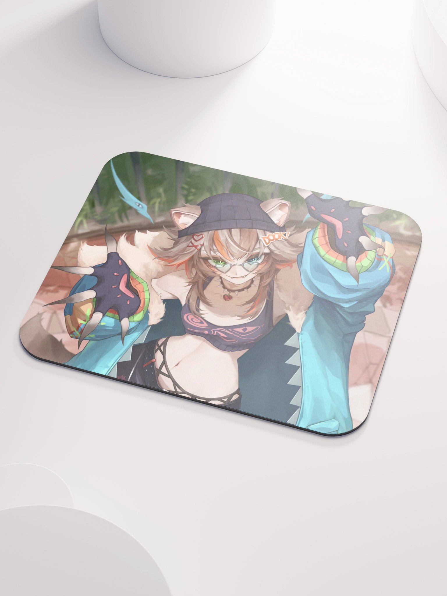 Sera reaching mousepad product image (3)