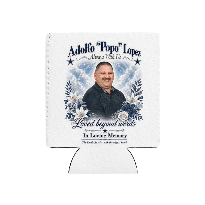 Adolfo "Popo" Certified Family Legend Koozie product image (1)