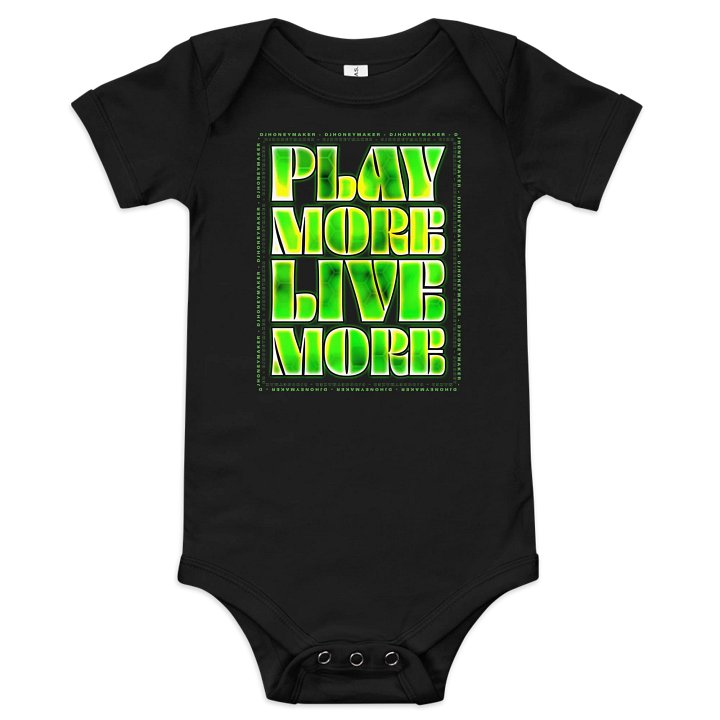 Play More Live More Short Sleeve One Piece product image (3)
