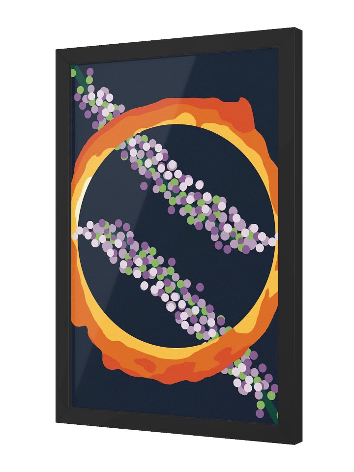 Framed Love, Time, Black Hole Poster product image (2)