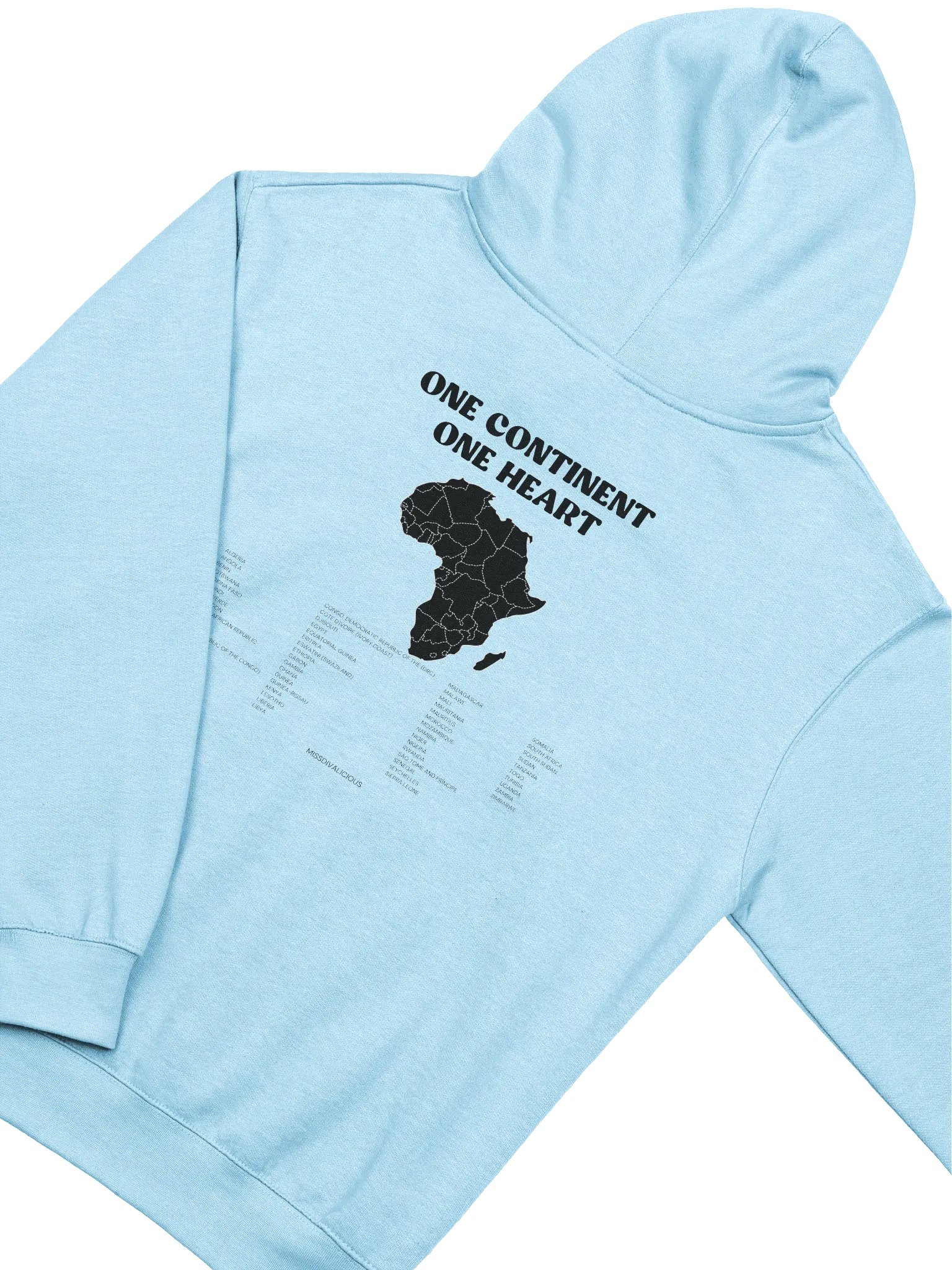 Africa United Pullover Hoodie – Unisex Eco‑Friendly African Unity Map Hoodie product image (4)
