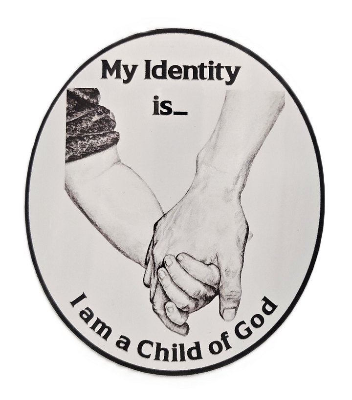My Identity is... I am a child of God sticker product image (2)