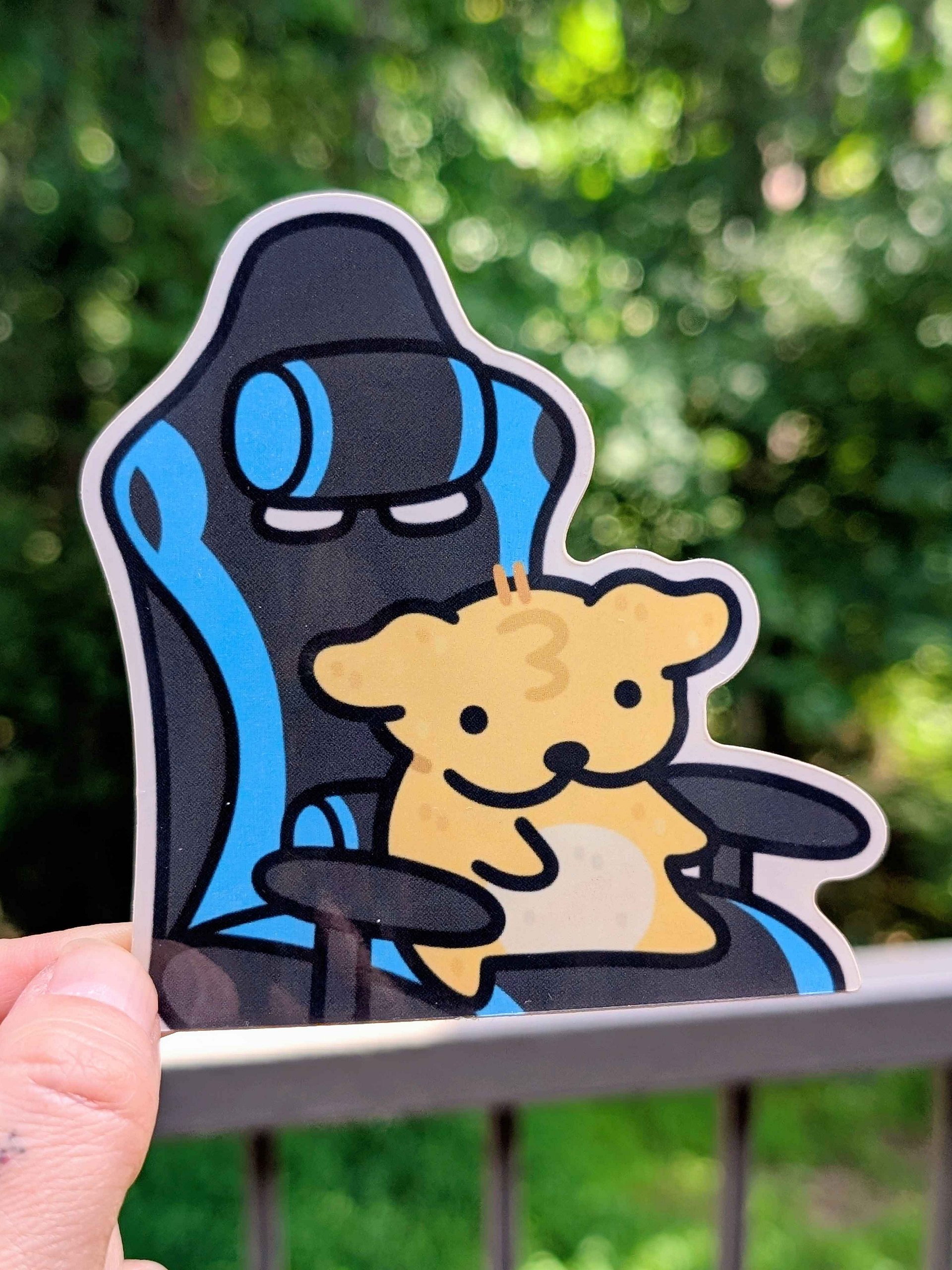Gamer Suni & Luna Couple Peeker Stickers product image (2)