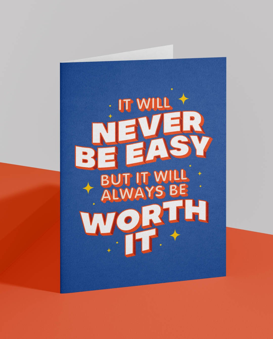 Never Easy Quote Affirmation Printable Wall Art Decor - Instant Download product image (3)