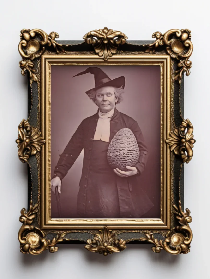 Archibald's Dragon Egg Wizard Art Print product image (2)