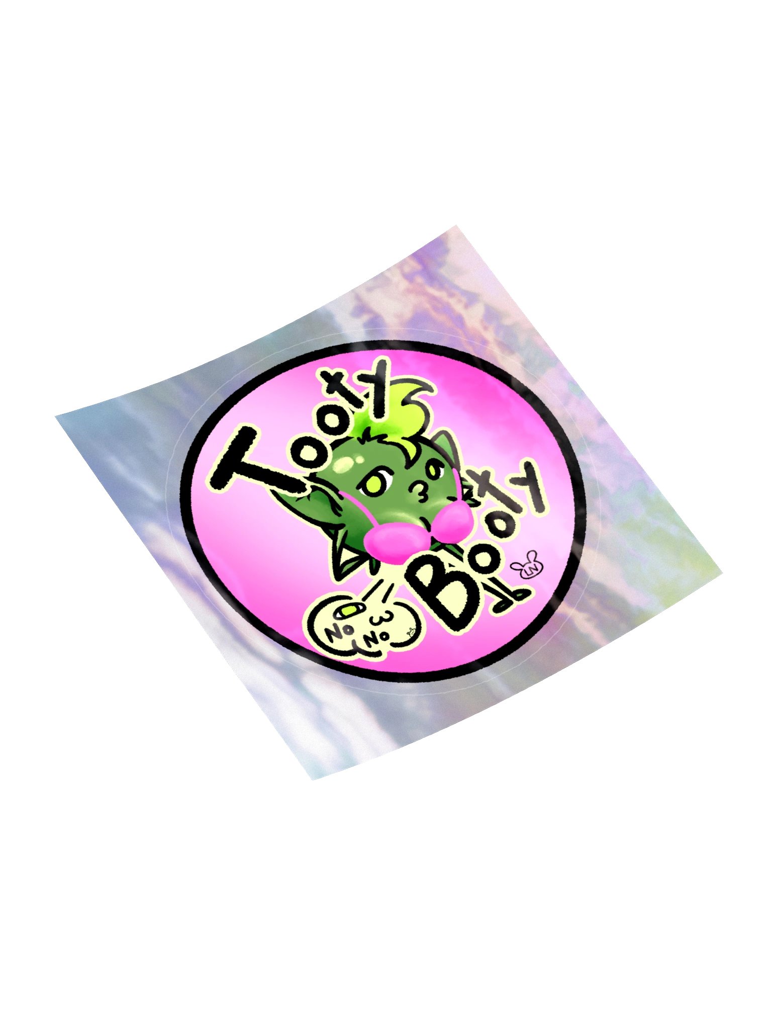 Tooty Booty - Holographic Sticker product image (4)