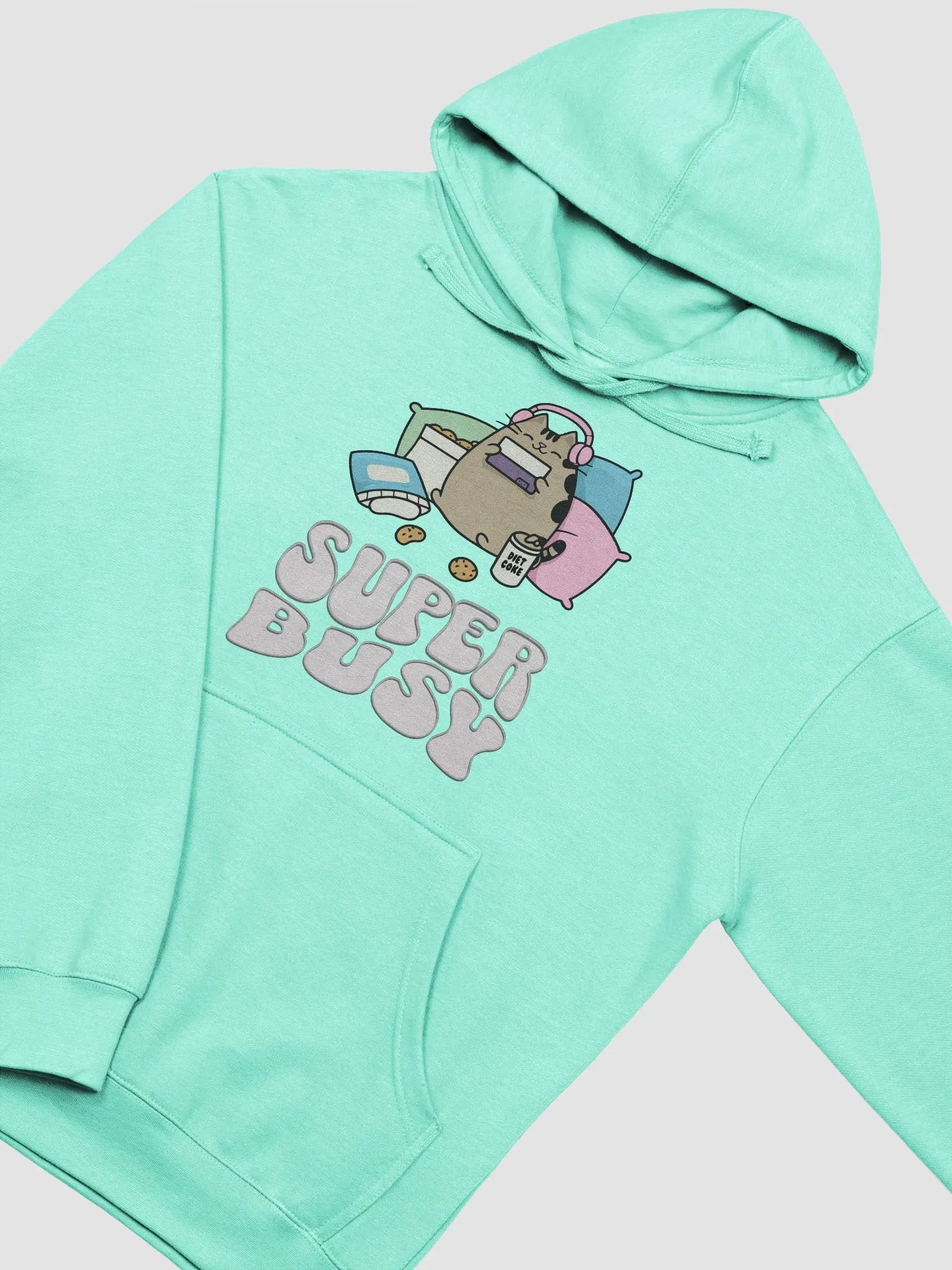 Super Busy Cat Gamer Hoodie product image (18)