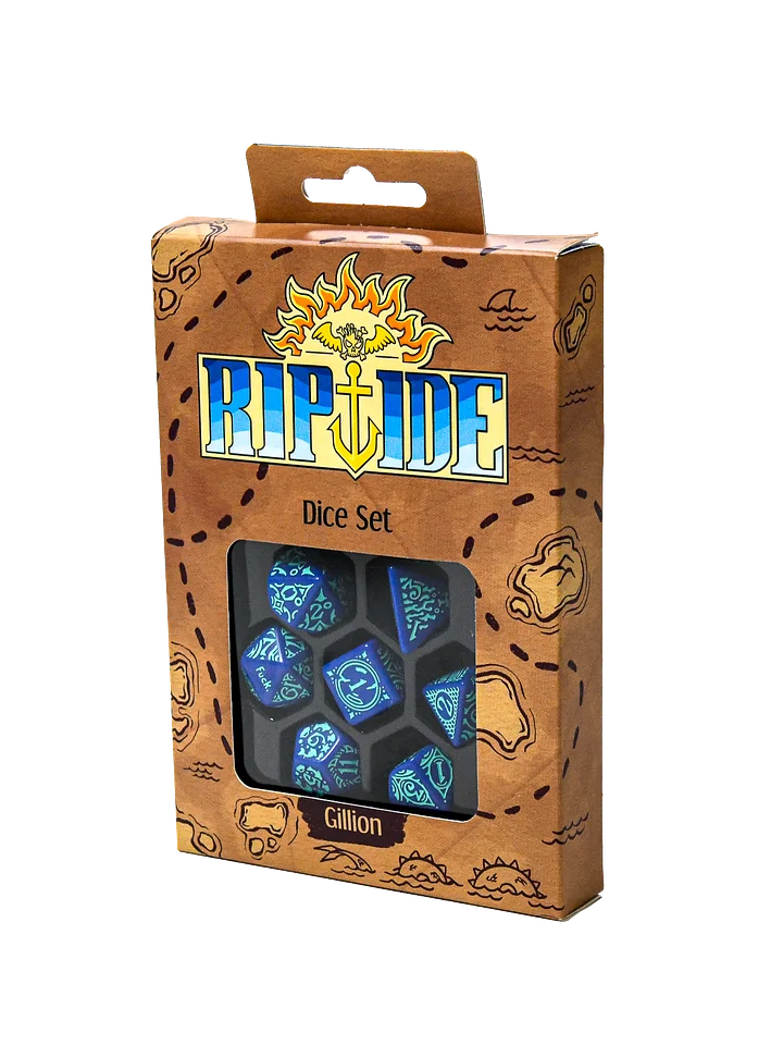 Gillion Dice Set 7pcs - Riptide Character Dice product image (1)
