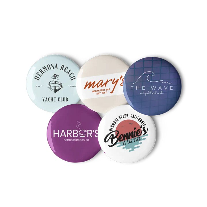 Hermosa Beach - Button Pack #1 product image (1)