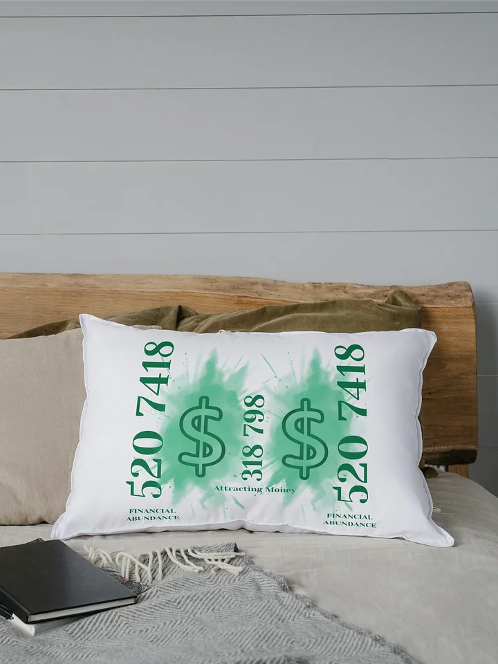 Wealth & Abundance Affirmation Pillowcase product image (1)