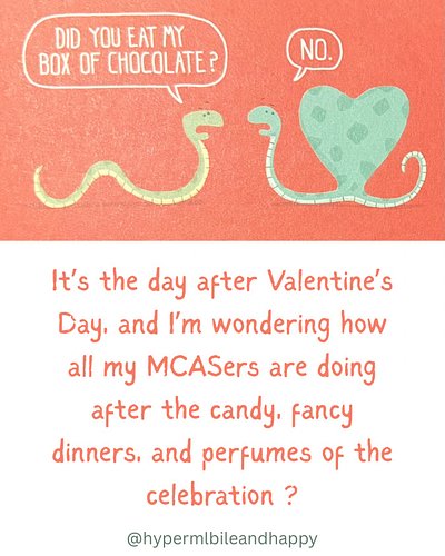 How do you modify your Valentine’s Day celebration to suit your hypermobile body’s special needs?

My family chooses dinner a...
