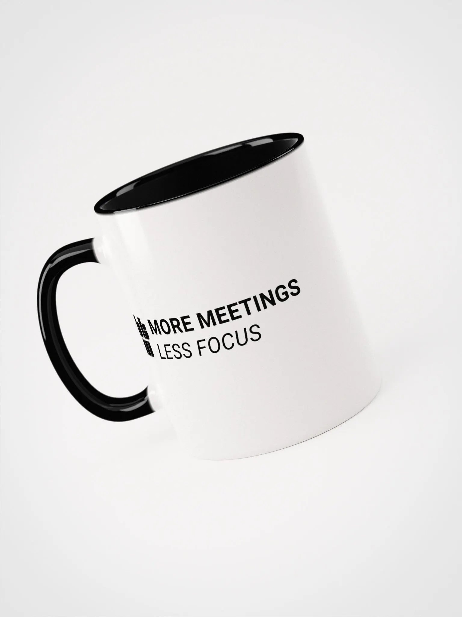 BTW More Meetings, Less Focus - White Mug product image (1)
