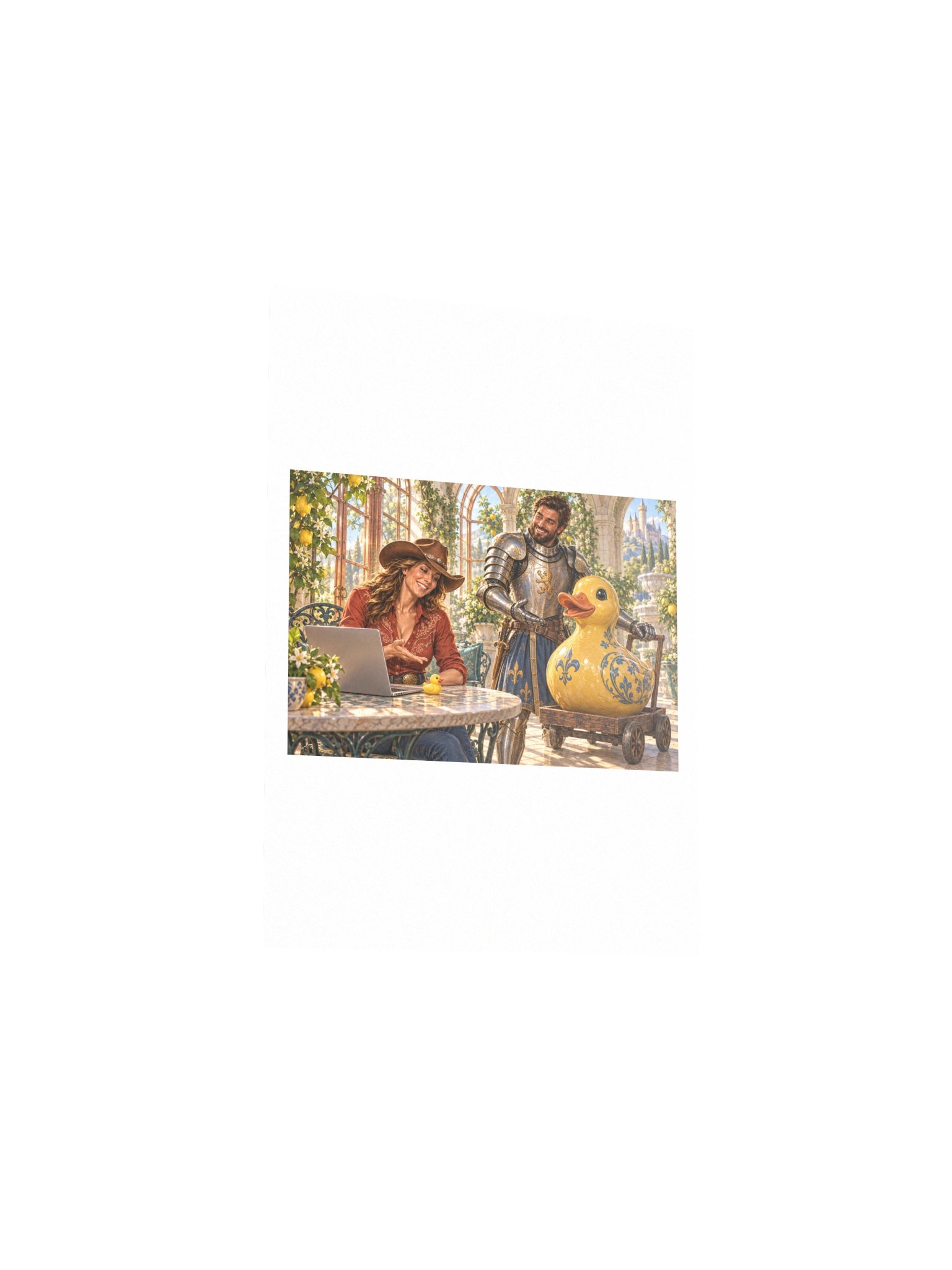 Rubber Duck Debugging Small Art Print product image (3)