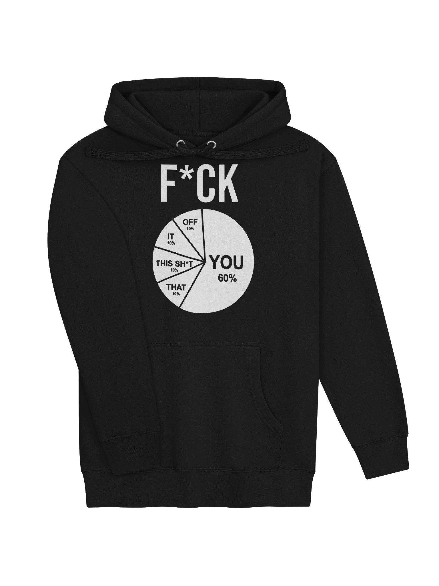 🤬 F*CK OFF — IT’S 60% YOU. 📊 Unisex Hoodie product image (4)