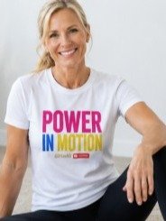 Power in Motion — White | Unisex T-Shirt product image (3)