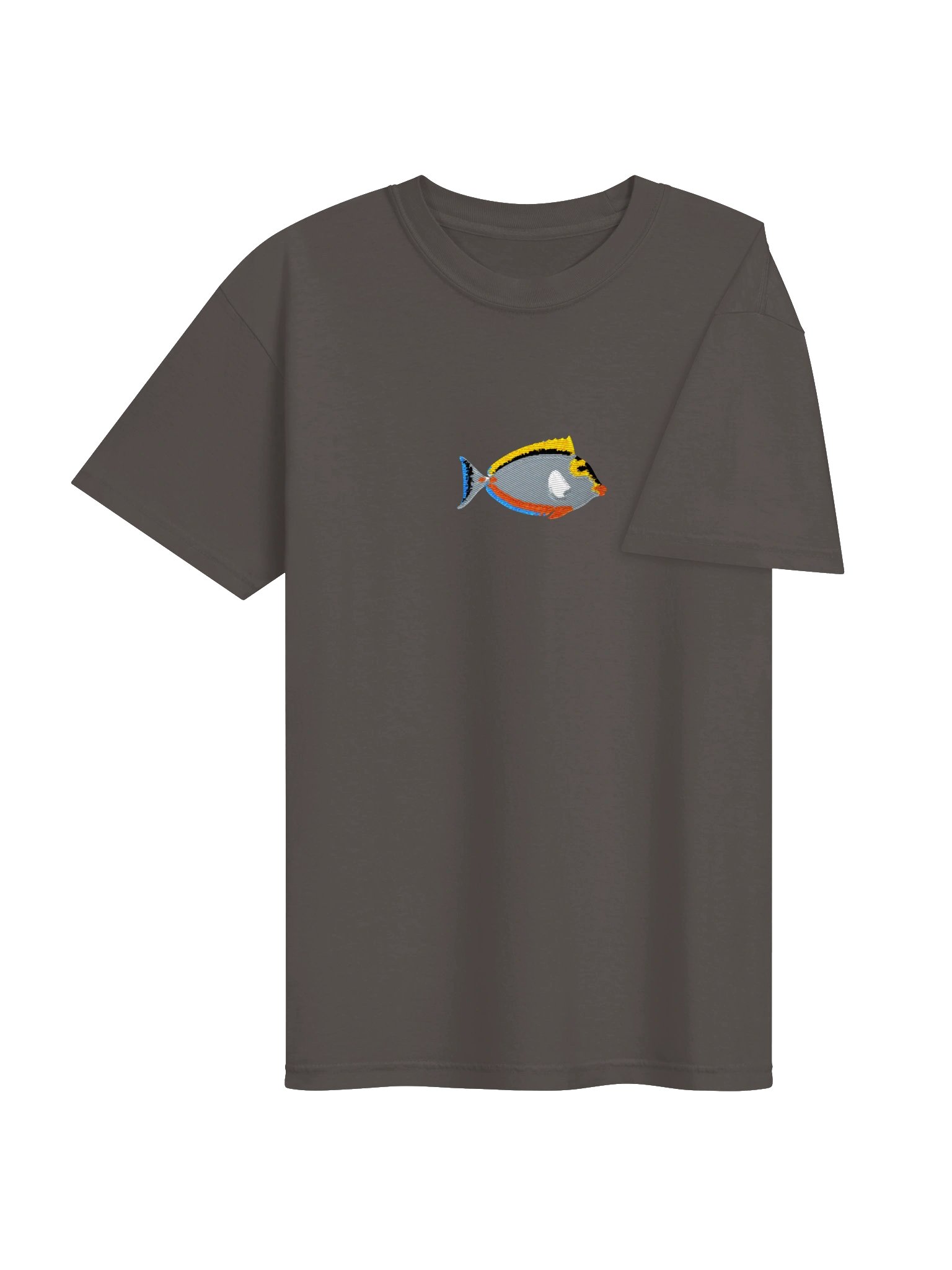 Blonde Lipstick Tang Embroidered Premium Shirt | Saltwater Reef Aquarium Fish & Marine Life Apparel product image (20)