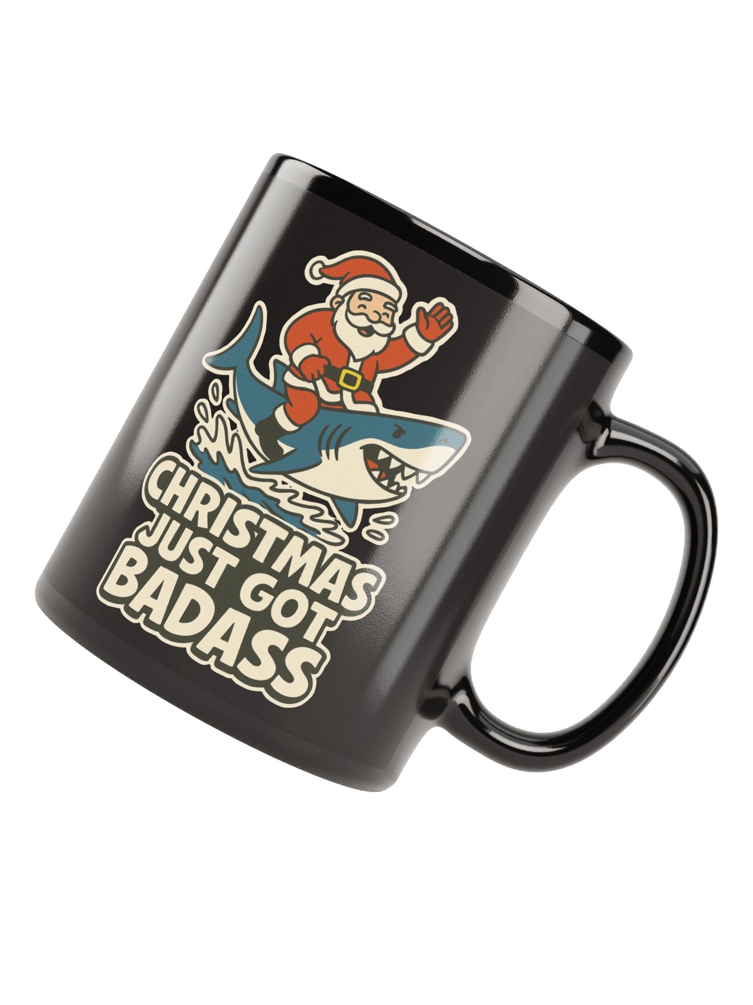 BADASS CHRISTMAS BLACK MUG product image (8)