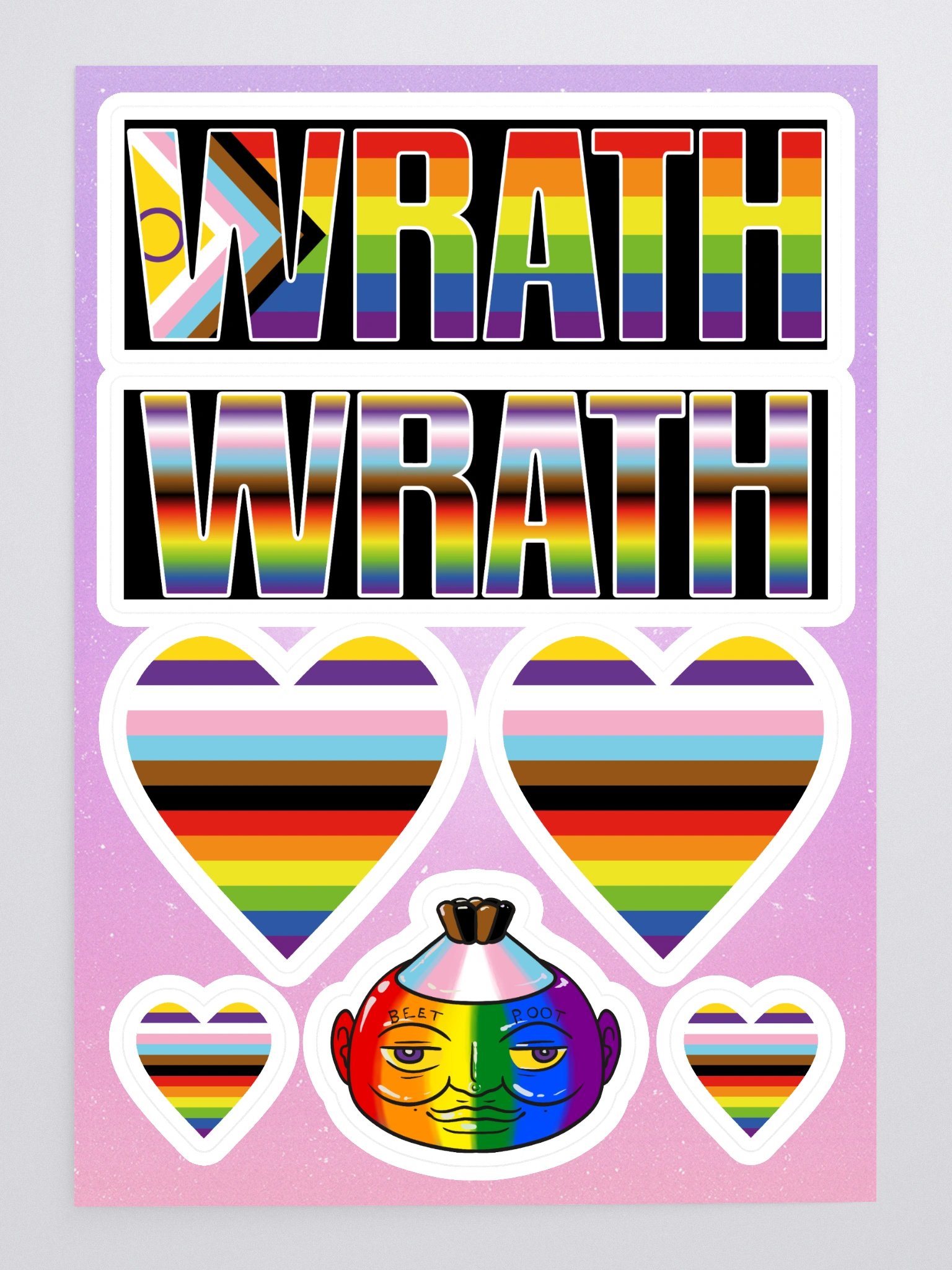 WRATH 2023 sticker sheet product image (3)