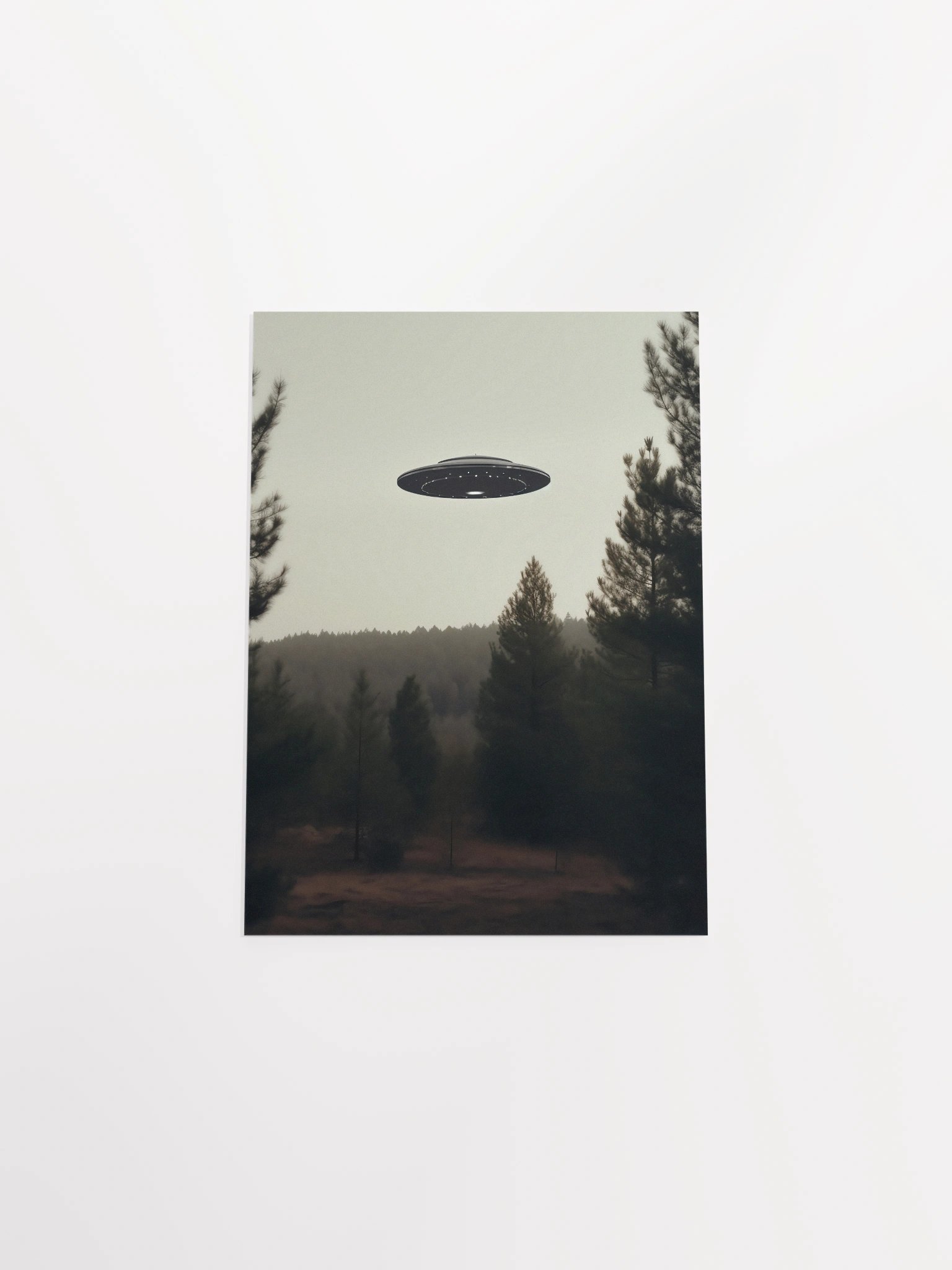 The Truth is Out There / The X-Files photo of UFO — sci-fi poster, movie art, I want to believe poster, space print, aliens wall decor product image (9)