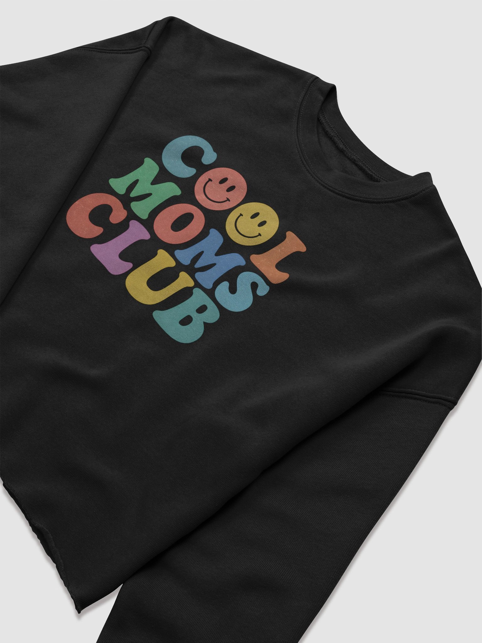 Cool Moms Club Crop Top | Retro Color Pop Mom Tee | Cute & Fun Mother’s Day Gift product image (5)