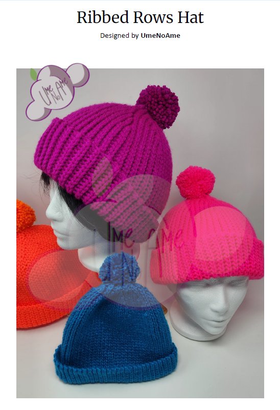 Ribbed Rows Crochet Hat product image (1)