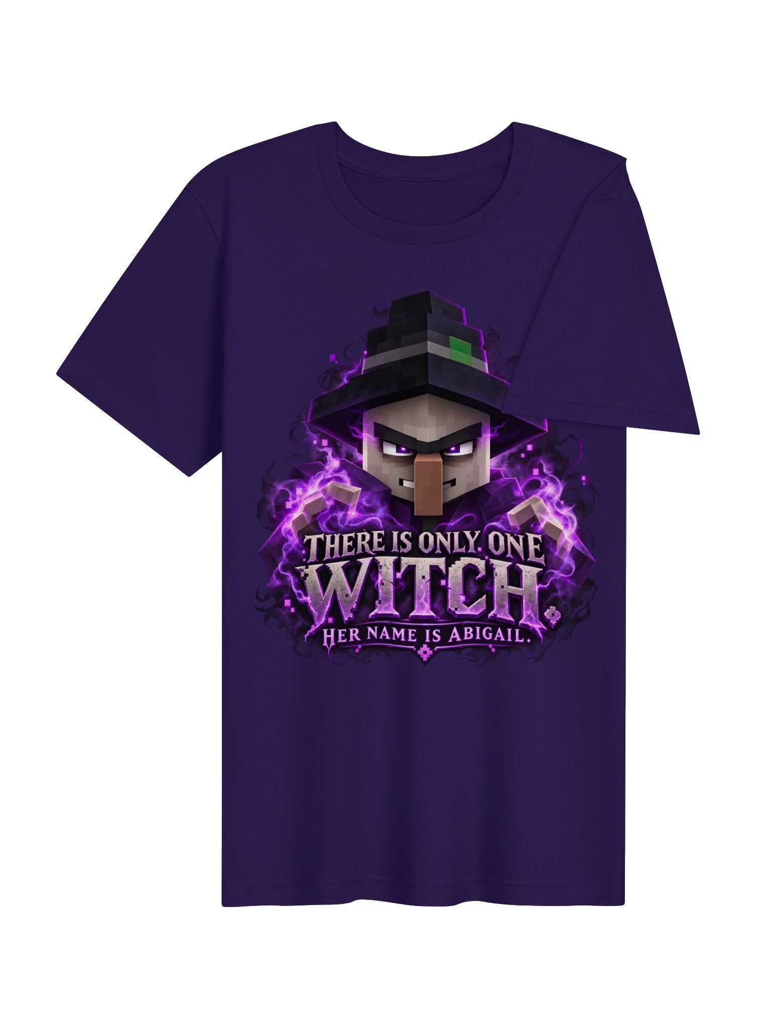 There Is Only One Witch Tee – Purple product image (7)